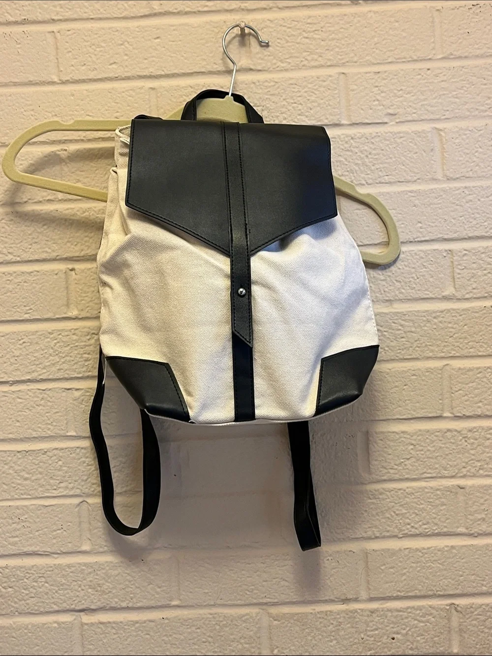 Deux Lux Canvas & Leather Backpack Bag